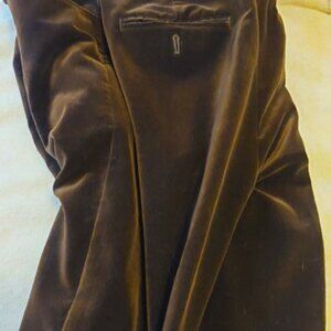 Velvet Trousers, DKNY, Brown, Straight Leg, Gorgeous, Luxurious